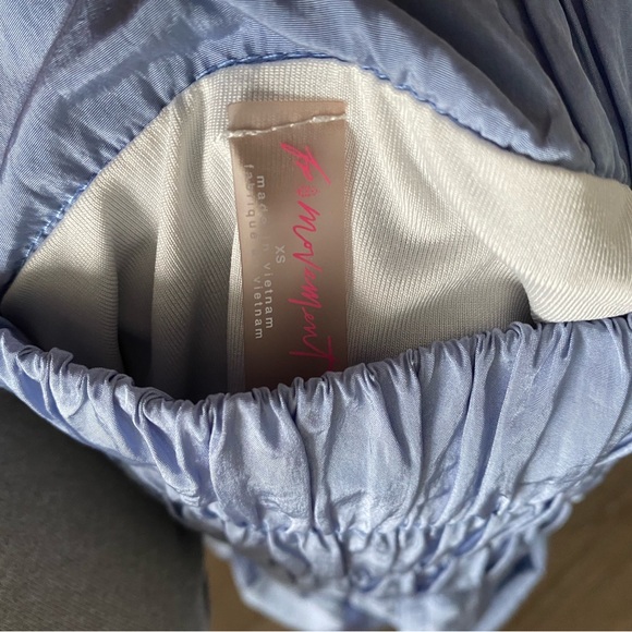 Free People The Way Home Shorts Periwinkle - Picture 3 of 5